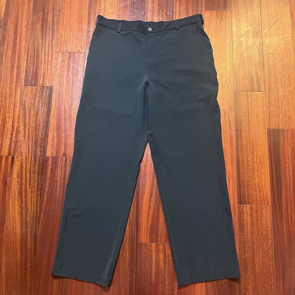 Nike Pants Mens 36x30 Charcoal Gray Black Performance Stretch Golf Casual 128884